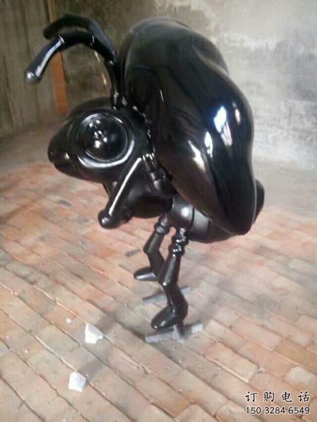 蟻王雕塑廠家 自然色系 金屬螞蟻王雕塑生產(chǎn)制作