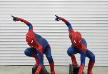 擒拿蜘蛛俠雕塑廠家 姿態(tài)各異 彩繪蜘蛛俠雕塑報(bào)價(jià)