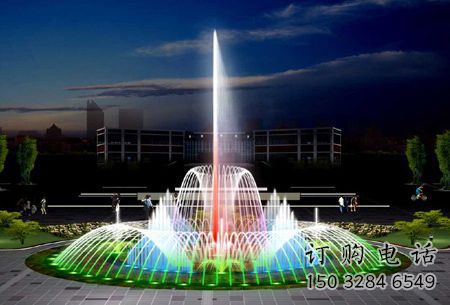 水景游樂噴泉雕塑廠家 現代聲光音結合體噴泉