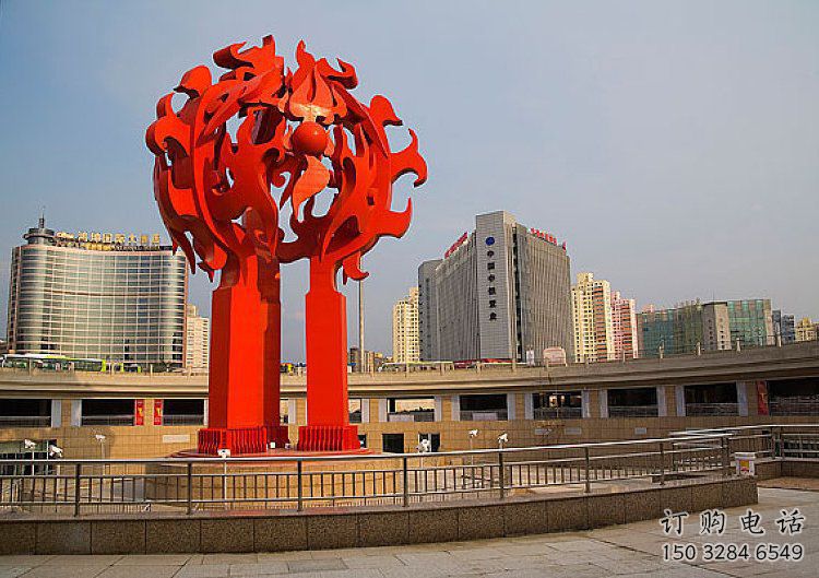火炬雕塑 廣場(chǎng)抽象雕塑 不銹鋼火炬雕塑廠家