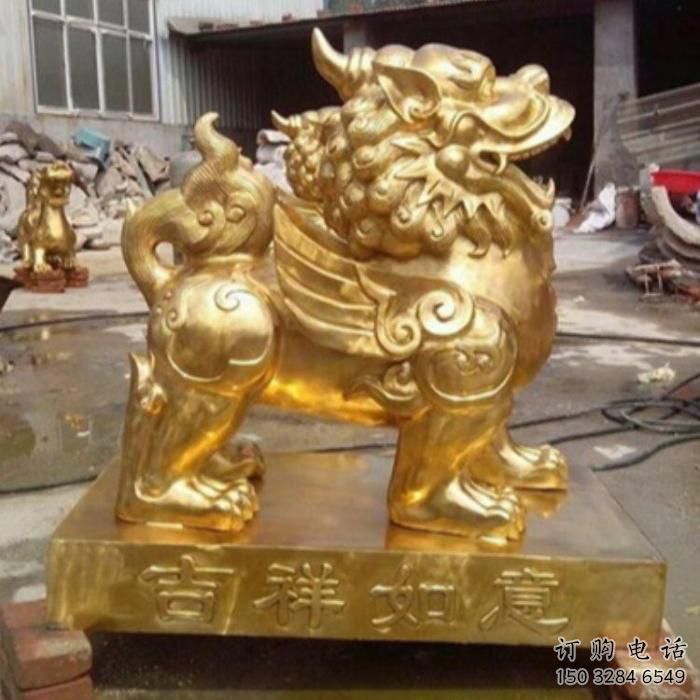 室內獨角獸雕塑廠家 大型房地產小品 步行街異形獨角獸雕塑