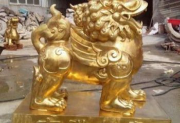 室內獨角獸雕塑廠家 大型房地產小品 步行街異形獨角獸雕塑