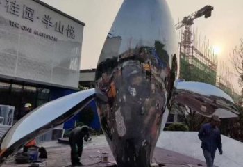 園林金魚(yú)雕塑廠(chǎng)家 大型房地產(chǎn)擺件 街道戶(hù)外金魚(yú)雕塑