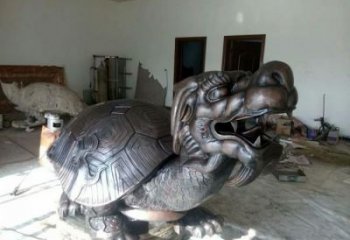 街道烏龜雕塑廠家 創意村口小品 酒店拉絲烏龜雕塑