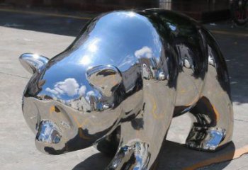 賓館大熊貓雕塑廠家 歐式仿真小品 現(xiàn)代創(chuàng)意大熊貓雕塑