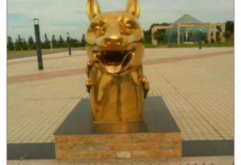 別墅十二生肖雕塑廠家 卡通噴漆小品 現(xiàn)代十二生肖雕塑