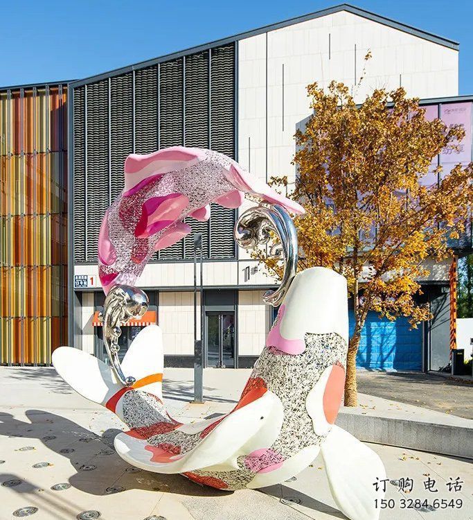 公園鯉魚跳龍門雕塑廠家 風(fēng)景區(qū)中式現(xiàn)代小品 