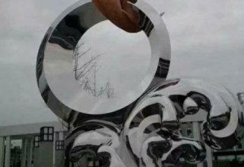 鏡面鯉魚跳龍門雕塑廠家 大型現(xiàn)代創(chuàng)意擺件 