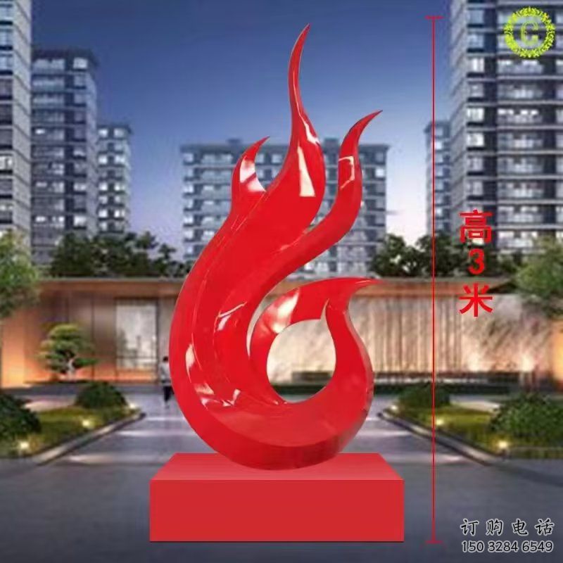 商業街鳳凰雕塑廠家 大型廣場擺件 步行街異形鳳凰雕塑