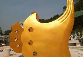 異形鳳鳥雕塑廠家 現(xiàn)代異形擺件 酒店拉絲鳳鳥雕塑