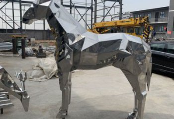 抽象駿馬雕塑廠家 創意歐式擺件 玄關戶外駿馬雕塑