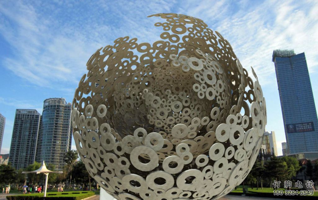 仿古圓球雕塑廠家 創(chuàng)意小品 房地產(chǎn)不銹鋼圓球雕塑