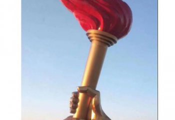 戶外火把雕塑廠家 現代小品 不銹鋼大型火把雕塑