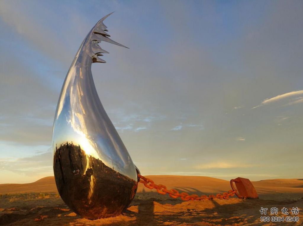 戶外水滴雕塑廠家 創意小品 大型不銹鋼水滴雕塑