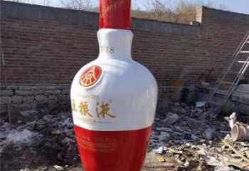 仿古酒瓶雕塑廠家 公園小品 現代不銹鋼酒瓶雕塑
