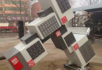 中式幾何體雕塑廠家 創(chuàng)意小品 現(xiàn)代不銹鋼幾何體雕塑廠