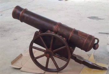 創意炮雕塑廠家 仿古小品 公園不銹鋼炮雕塑廠