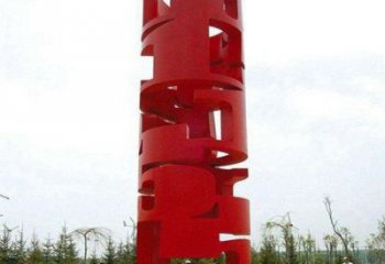 異形市政雕塑廠家 現代小品 烤漆不銹鋼市政雕塑廠