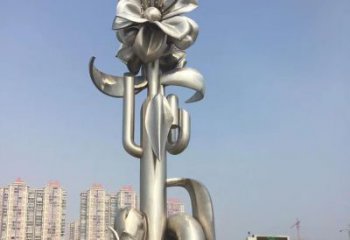 創意市政雕塑廠家 鏡面小品 公園不銹鋼市政雕塑廠