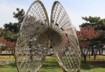 鏤空貝殼雕塑廠家 園林小品 住宅小區(qū)不銹鋼貝殼雕塑廠