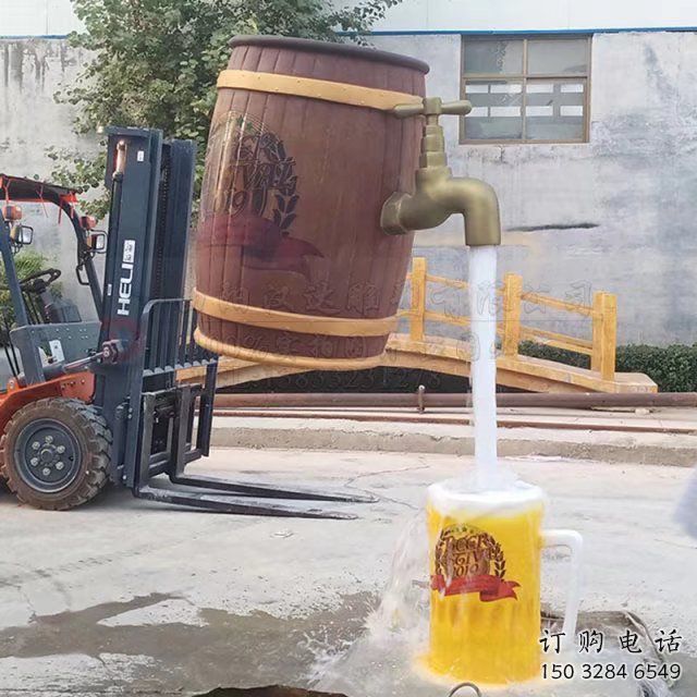 戶外酒壇雕塑廠家 噴水小品 創(chuàng)意不銹鋼酒壇雕塑生產(chǎn)