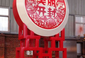 大型鑼鼓雕塑廠家 創意廣場小品 烤漆不銹鋼鑼鼓雕塑廠