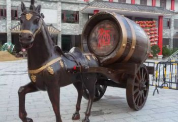 街道酒罐雕塑廠家 仿古現代擺件 抽象酒罐雕塑廠