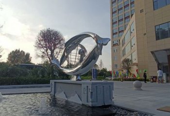鏤空眼球雕塑廠家 大型園林小品 住宅小區(qū)不銹鋼眼球雕塑廠
