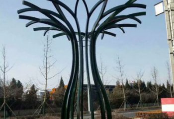 中式花傘雕塑廠家 鏤空創意小品 游樂場不銹鋼花傘雕塑廠