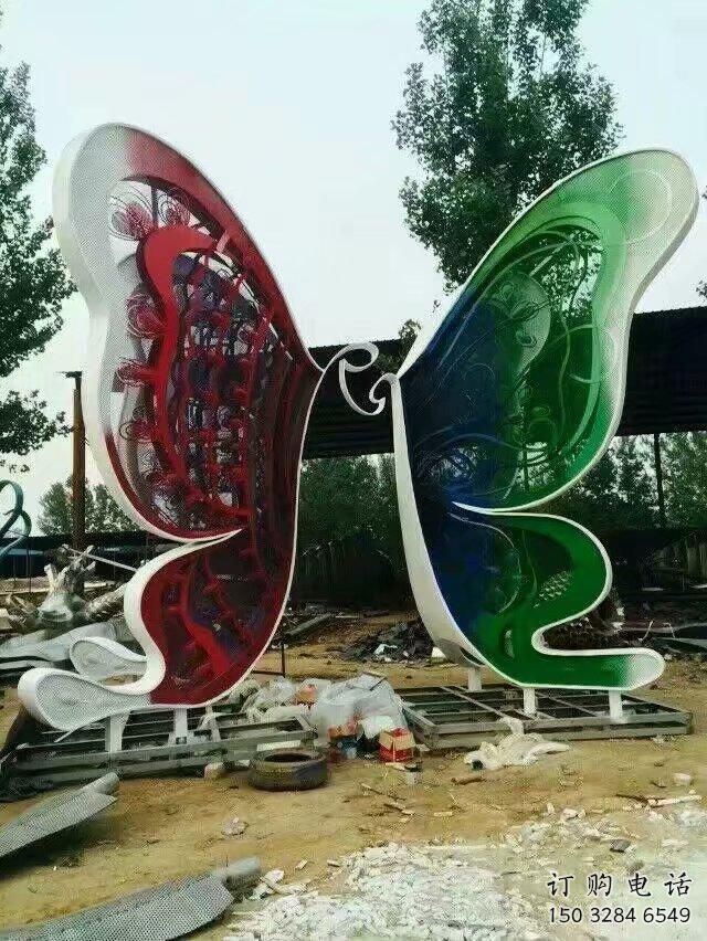 公園蝴蝶結雕塑廠家 戶外創意現代擺件 