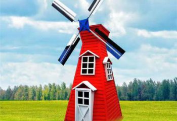 歐式大風車雕塑廠家 抽象擺件 體育場大風車雕塑廠