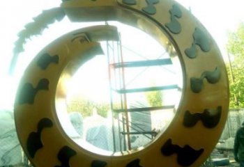 仿古龍頭雕塑廠家 草地小品 房地產(chǎn)不銹鋼龍頭雕塑廠