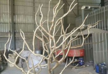 創意枯樹雕塑廠家 抽象小品 公園不銹鋼枯樹雕塑廠