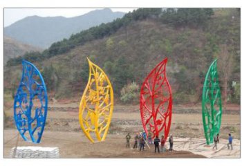 異形樹葉子雕塑廠家 現代公園小品 廣場不銹鋼樹葉子雕塑廠
