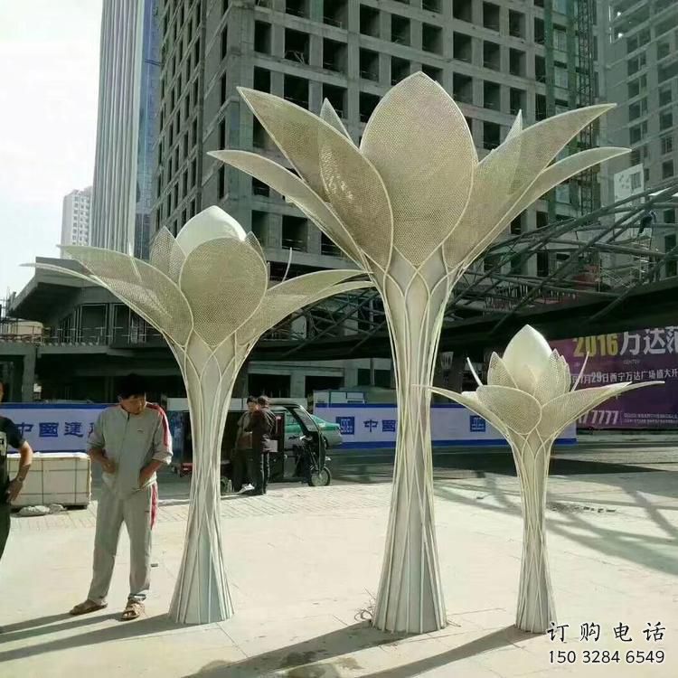 抽象大樹雕塑廠家 戶外小品 大型不銹鋼大樹雕塑廠