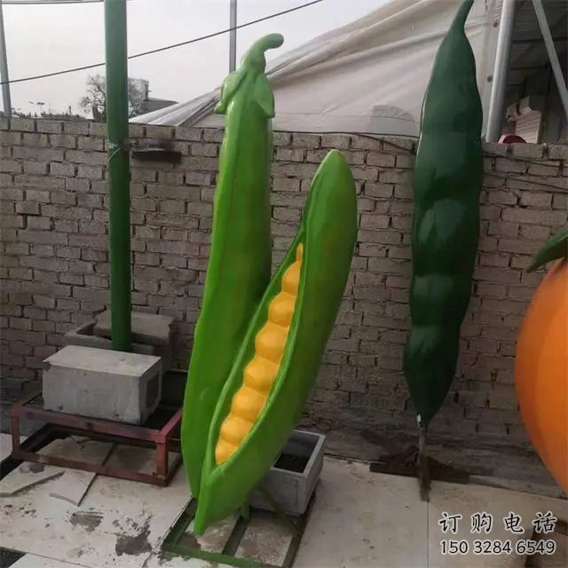中式豆角雕塑廠家 仿真小品 游樂場豆角雕塑價(jià)格