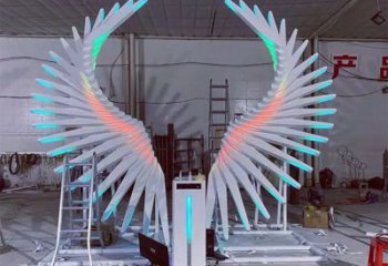 中式鳳羽雕塑廠家 現(xiàn)代小品 游樂場不銹鋼鳳羽雕塑廠