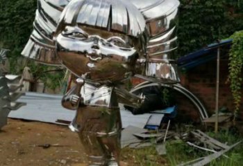 幼兒園小孩雕塑廠家 創意擺件 校園不銹鋼小孩雕塑廠