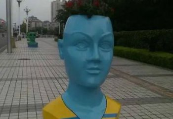 烤漆頭像雕塑廠家 街頭小品 戶外不銹鋼頭像雕塑廠