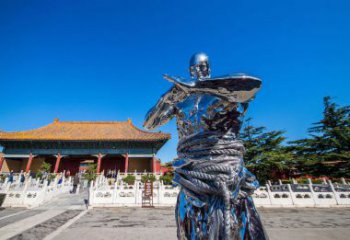 現(xiàn)代老頭雕塑廠家 大型擺件 創(chuàng)意不銹鋼老頭雕塑工廠