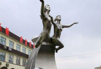 騰飛少先隊雕塑廠家 教育擺件 戶外不銹鋼少先隊雕塑定做