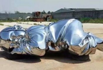 戶外娃娃雕塑廠家 現(xiàn)代小品 大型不銹鋼娃娃雕塑生產(chǎn)