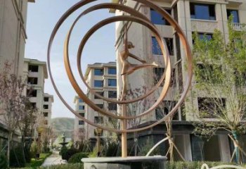 歐式芭蕾舞雕塑廠家 抽象擺件 房地產(chǎn)不銹鋼芭蕾舞雕塑廠