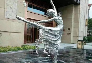 中式芭蕾舞雕塑廠家 現(xiàn)代小品 游樂場(chǎng)不銹鋼芭蕾舞雕塑擺件