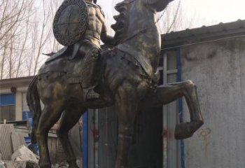 公園騎士雕塑廠家 戶外擺件 現(xiàn)代騎士雕塑定做
