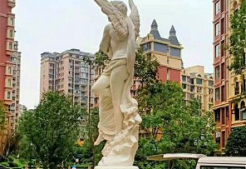 烤漆愛神雕塑廠家 創意小品  歐式戶外愛神雕塑擺件