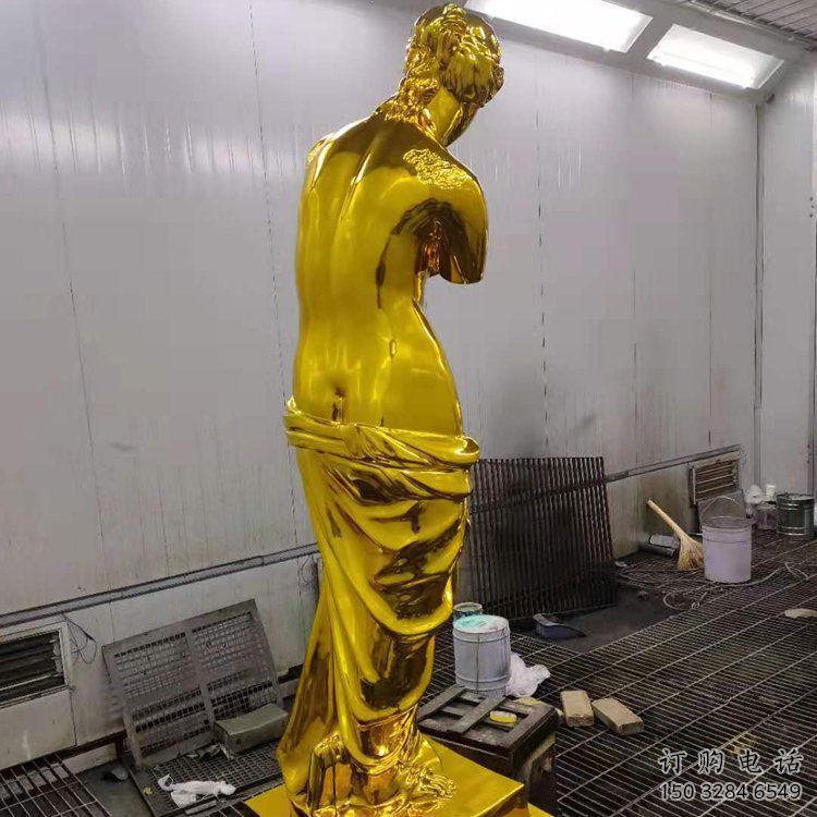 抽象維納斯雕塑廠家 現(xiàn)代小品 現(xiàn)代不銹鋼維納斯雕塑廠