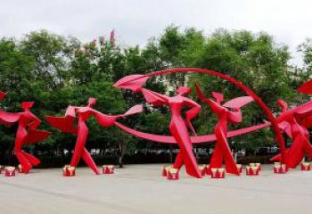 體育扭秧歌雕塑廠(chǎng)家 剪影運(yùn)動(dòng)小品 商業(yè)街不銹鋼扭秧歌雕塑廠(chǎng)
