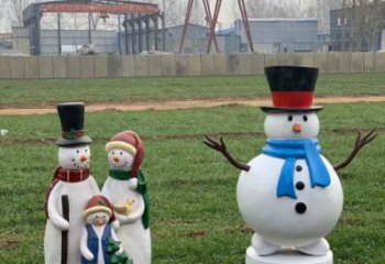 抽象圣誕老人雕塑廠家  彩繪小品  現(xiàn)代圣誕老人雕塑廠