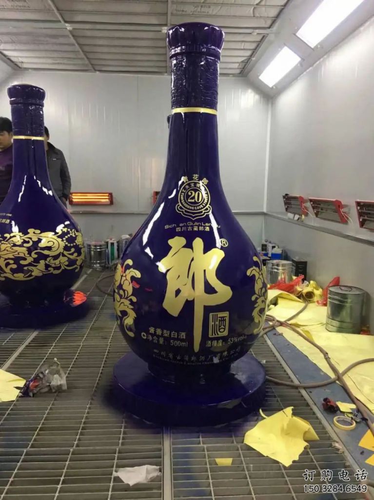 城市仿真瓶子雕塑 風景區彩繪雕塑 抽象工藝擺件